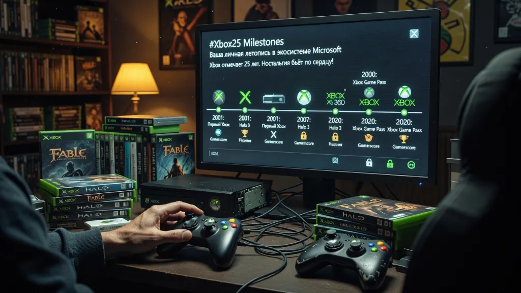 Xbox отмечает 25 лет. Ностальгия бьёт по сердцу!