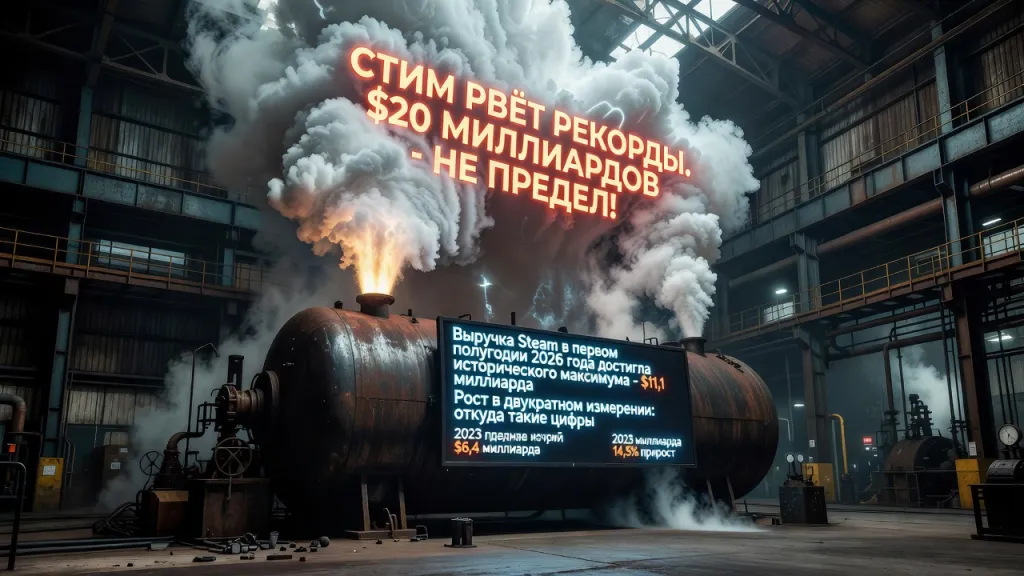 Steam рвёт рекорды. $20 миллиардов - не предел!