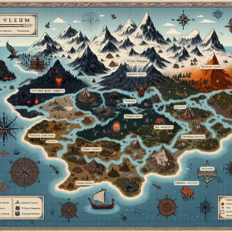 Интерактивная карта вальхейм: Путеводитель по виртуальному миру